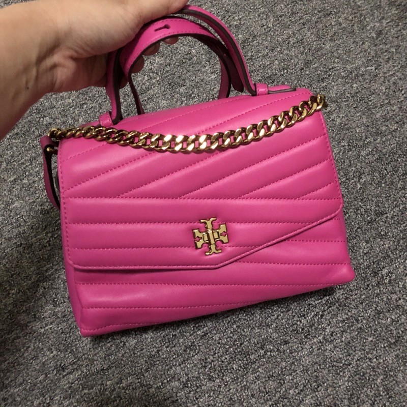 Tory burch Kira top handle crazy pink PRELOVE