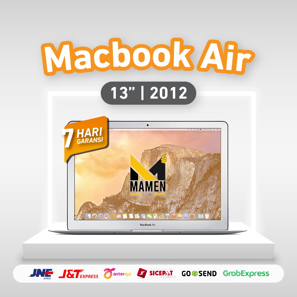 MACBOOK AIR 13" 2012 RAM 4 GB SSD 128 GB SECOND ORIGINAL BERGARANSI