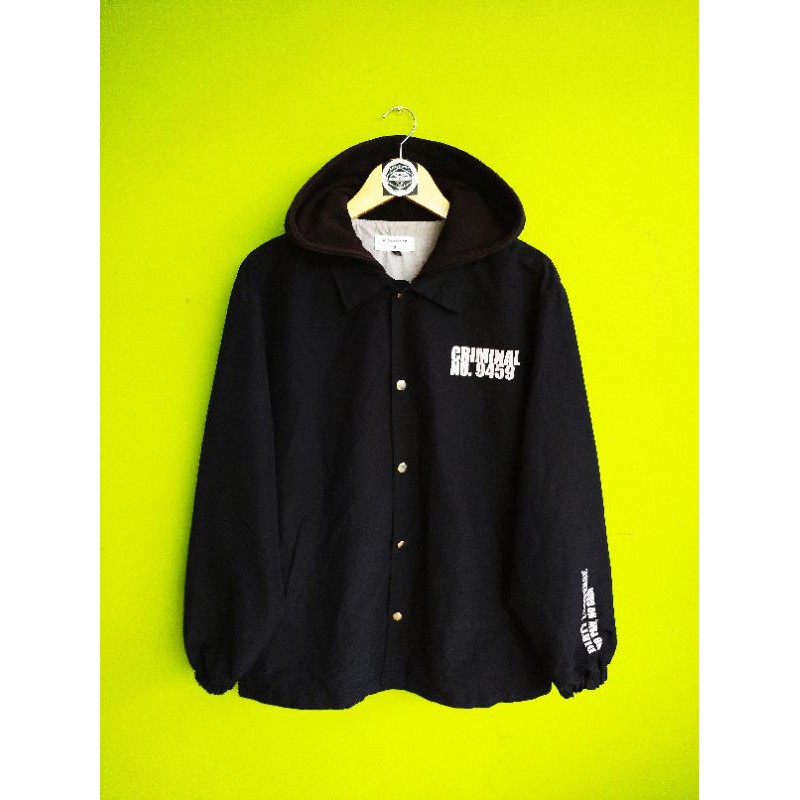 "Jaket Hoodie Undefined Attention Criminal" second Original