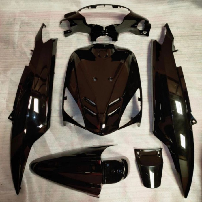 full body halus mio sporty hitam / Full set body halus mio sporty hitam