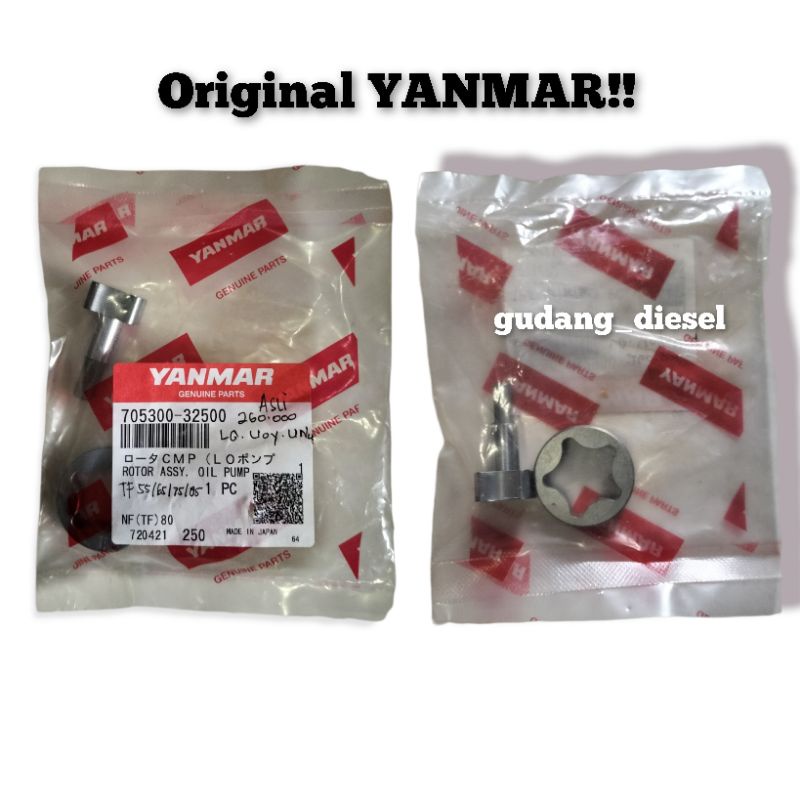 YANMAR TF85 Rotor Pompa Oli ORIGINAL