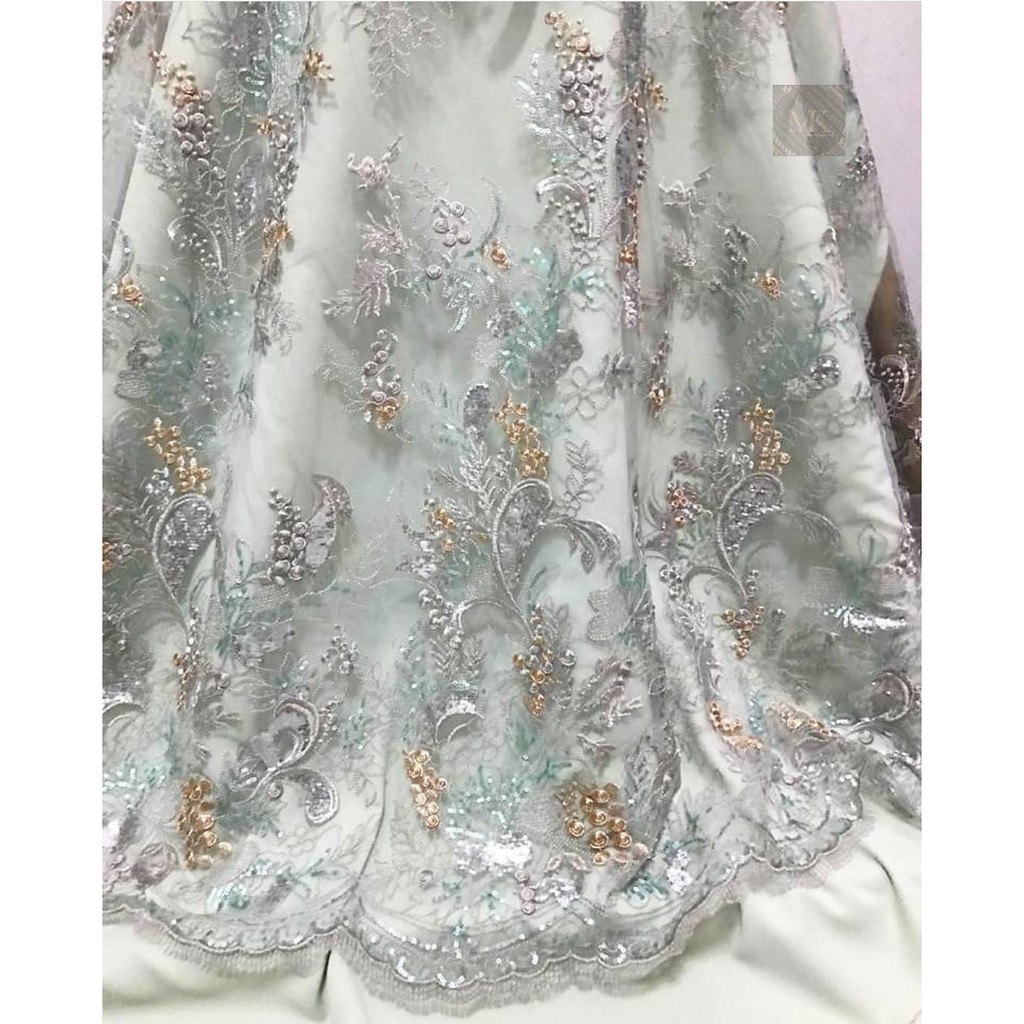 TILE SEQUIN KAFTAN LEBARAN SARIMBIT KELUARGA