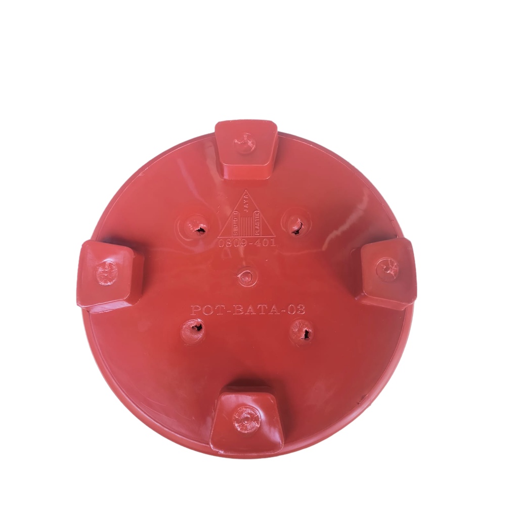 Pot Bunga Tanaman Merah Bata 03