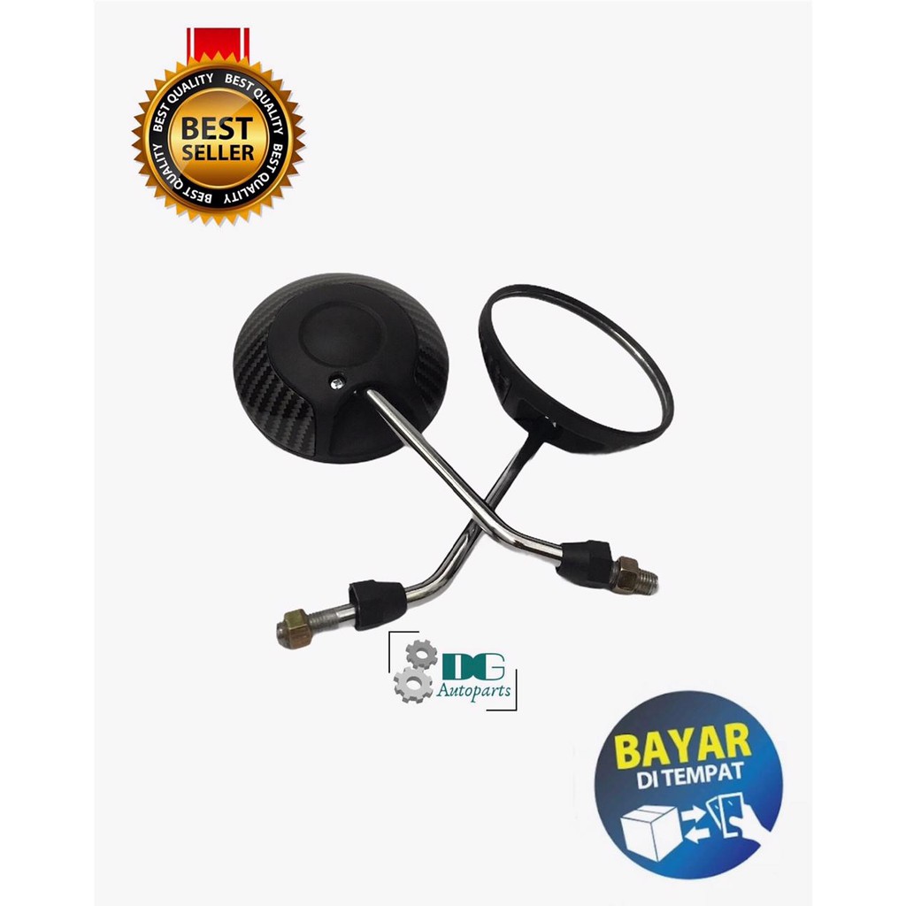 SPION VARIASI HONDA SCOOPY CARBON TWOTONE