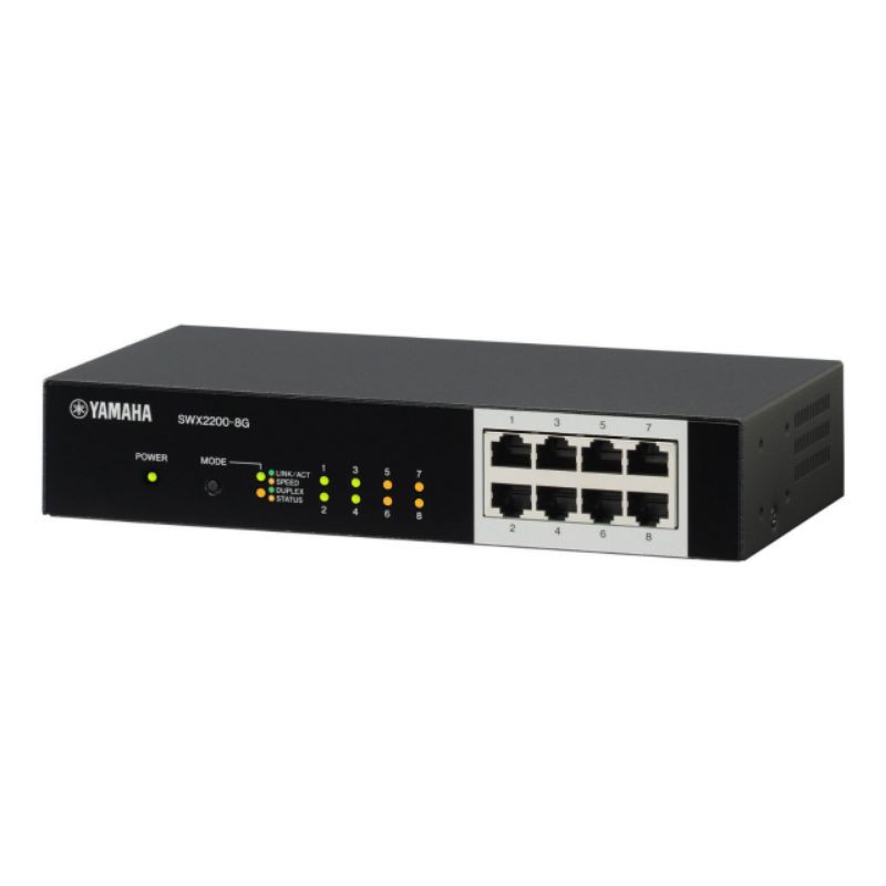 Yamaha SWX2200-8G Support Gigabit Ethernet 8Port