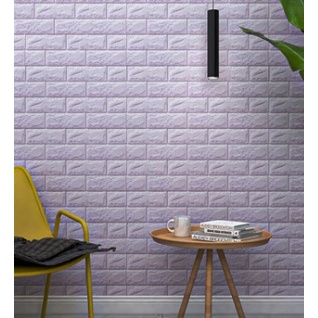 PROMO !! Bisa COD Wallpaper Sticker 3D Foam Anti Air Wallfoam Dinding Rumah Berkualitas(Seri A) Bata-3