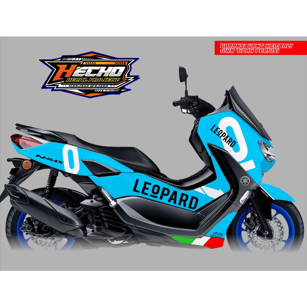 DECAL NEW NMAX STIKER DEKAL NEW OLD NMAX FULL BODY LEOPARD LIMITED EDITION