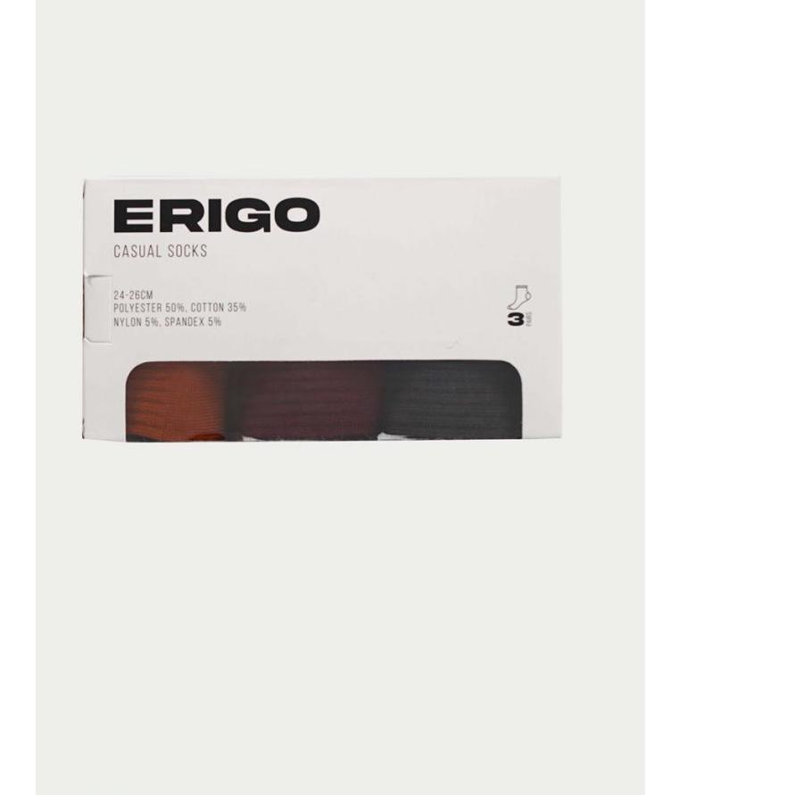 「Special sale」 Erigo Socks Cyrilo - 3pcs Mall/5.5 Brand/Termurah dan terbaik >>/TERLARIS BRANDS FEST