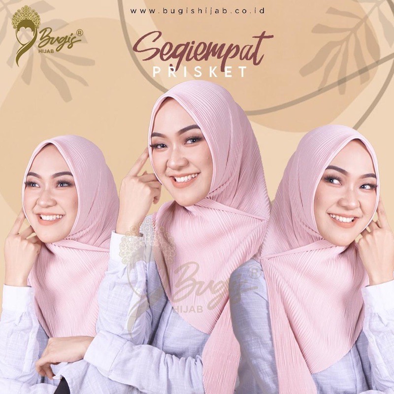 SEGIEMPAT PLISKET PREMIUM BUGIS HIJAB