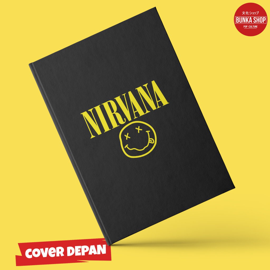 

Note Book Hardcover Musik Nirvana Ukuran A5 Buku Tulis Catatan Note Agenda Planner Jurnal Notebook Gift Couple