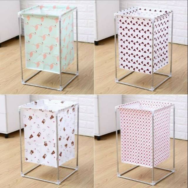 EM Keranjang  Cucian Stand Baju Kotor Laundry Basket