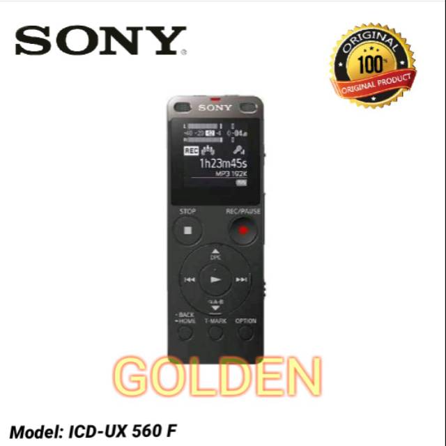 Jual Voice Recorder Sony ICD UX 560 F Original Perekam Suara Shopee