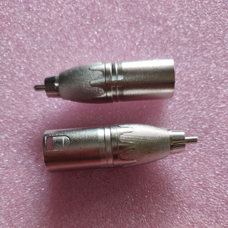 Audio adaptor jek canon xlr to rca male Converter male canon to male rca