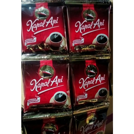 

Kopi kapal api mix+gula renceng/ kopi kapal api mix renteng