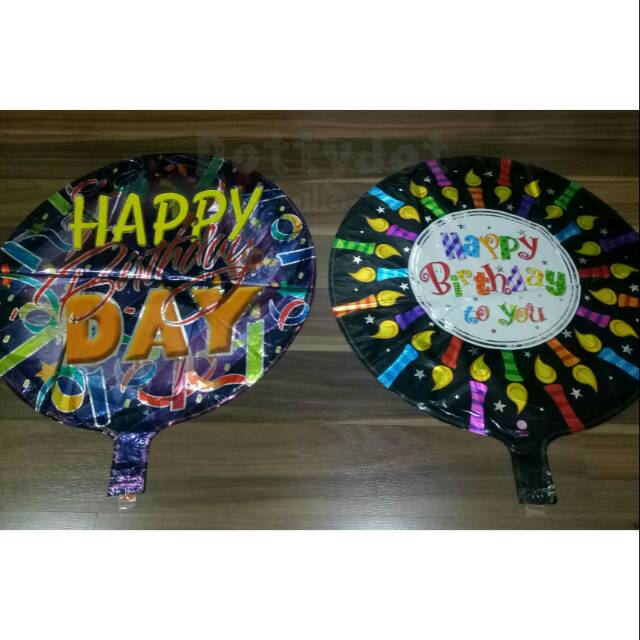 Jual Balon Foil Hbd Bulat Shopee Indonesia