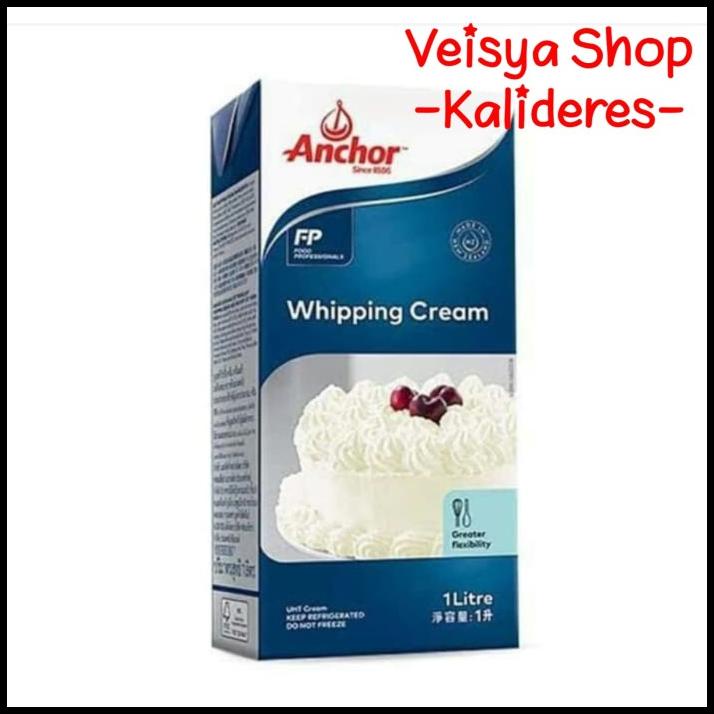 

Anchor Whipping Cream 1 Liter 1L Whip Krim Dairy