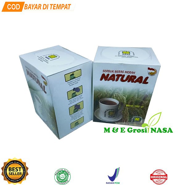 

Serbuk beras merah nasa - SBMNB (minuman kesehatan Nasa) 500gr PENGGEMUK BADAN