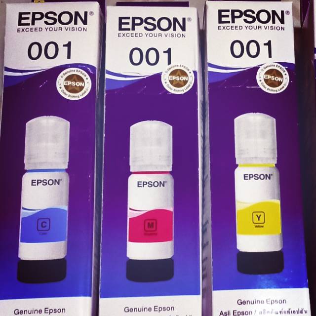 Tinta Epson 001 color Compatible satuan