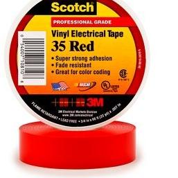 

✱ scotch 35 red. isolasi merah 3M 19mm x 20.1m x 0.177mm ✩