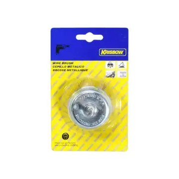Kepala sikat kawat bor krisbow 75mm / end cup brush 75mm / mata sikat mangkok