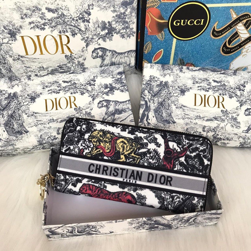 READY DOMPET DIOR KANVAS  FREE BOX