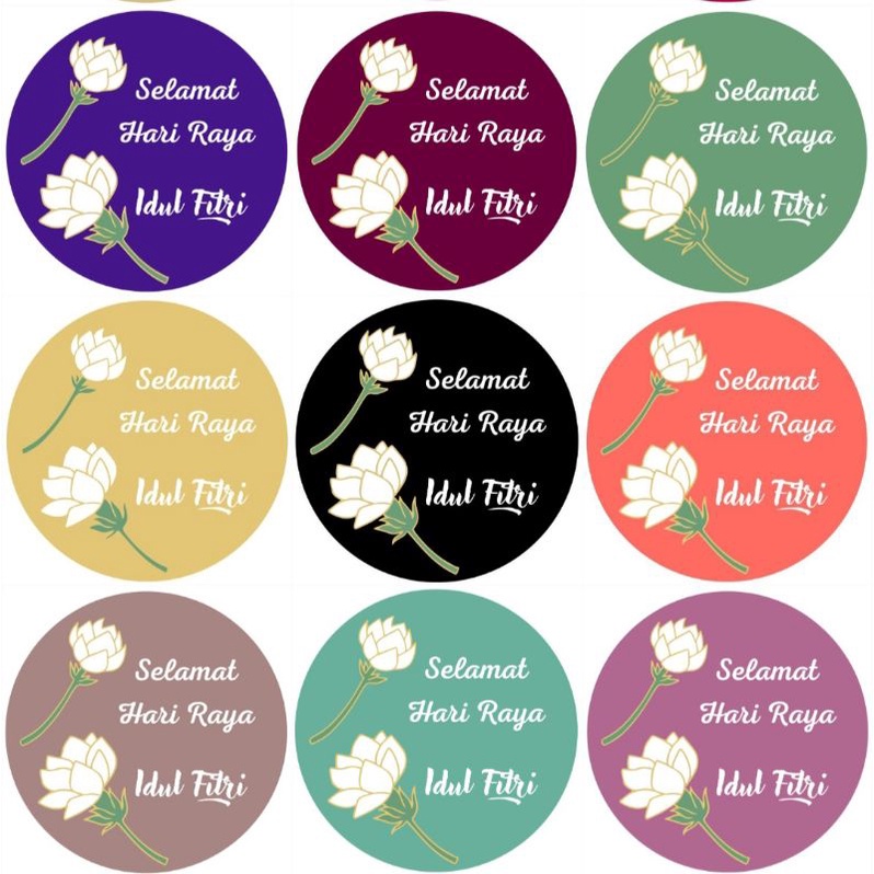 

STICKER LEBARAN IDUL FITRI BULAT KODE B