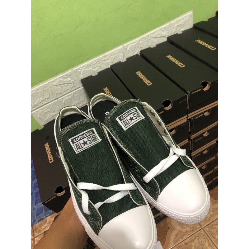 TERBARU!!!SEPATU SNEAKER BUSTONG ARMY TANPA TUTUP BELAKANG