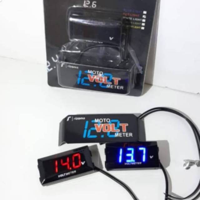 VOLT METER AKI - DIGITAL LED UNIVERSAR ANTI AIR