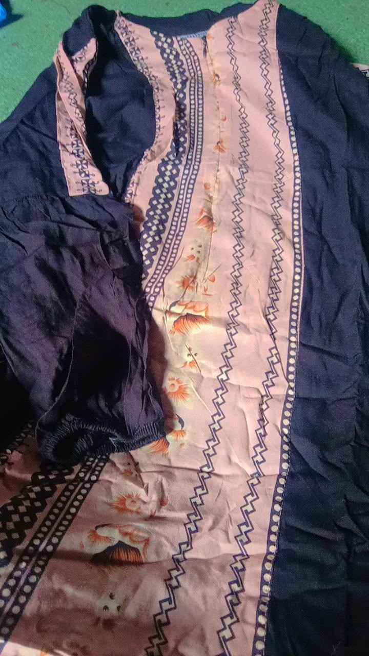 Gamis Batik Kombinasi Ori Alana Bye Ruby Terbaru