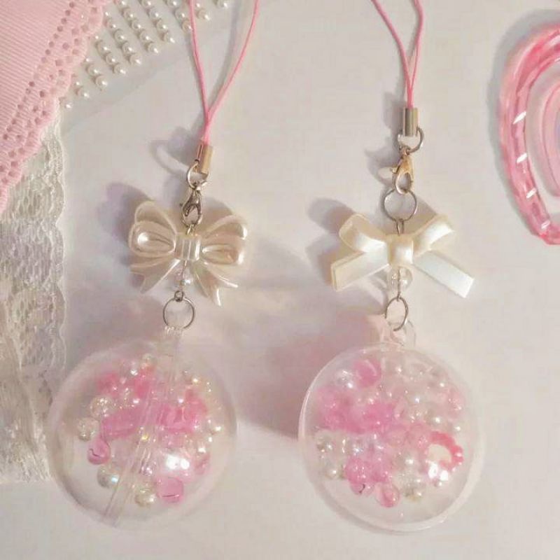 Keychain beads shaker / Keychain beads custom / gantungan kunci