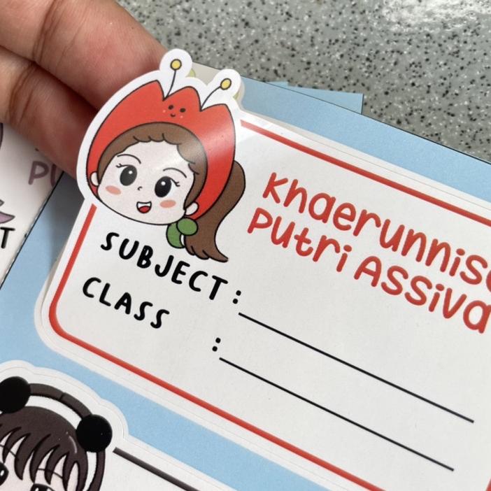 

DISKON !! 7.7 Blackpink Chibi Sticker Buku Custom [KODE 176]