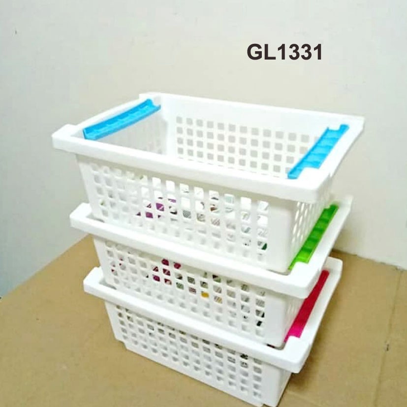 Green Leaf Brody Keranjang Dapat Disusun Basket Stackable GL1331