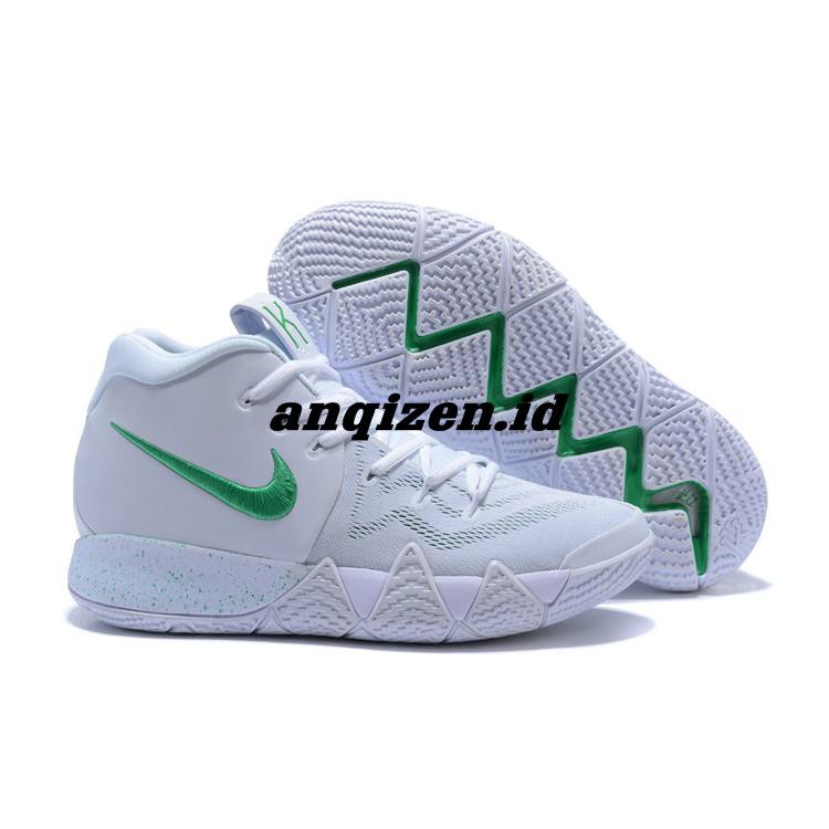 Nike Kyrie 4 White Green | Shopee Indonesia