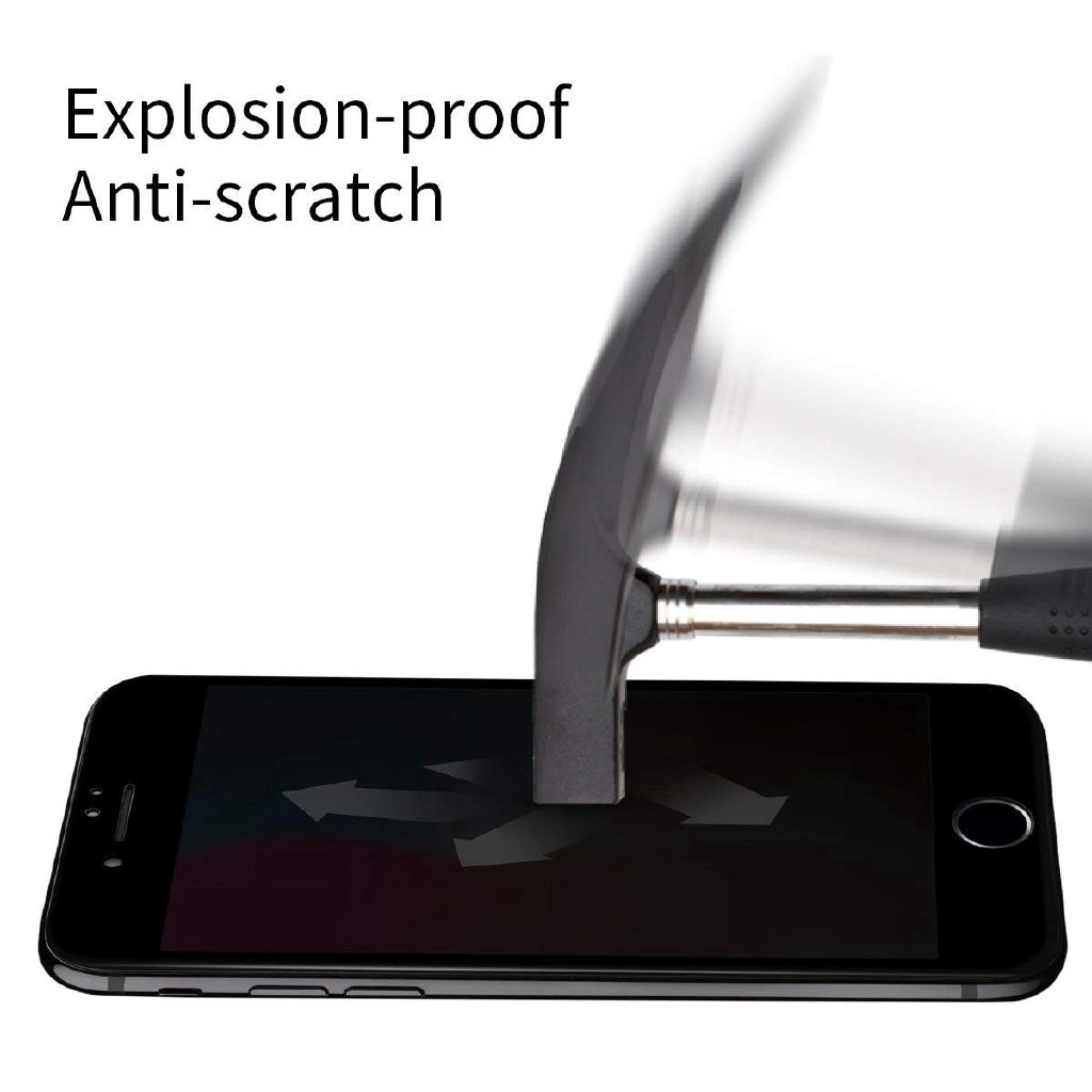 For Apple iphone X iphone 6s 7 8 Plus Anti Spy Privacy 3D Curved Tempered Glass Screen Protector