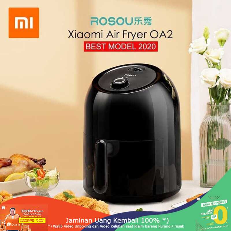 (BISA COD) RVOSTR Rosou Air Fryer Penggoreng 2nd Edition 2.5L OA2