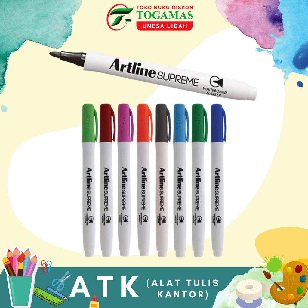 

SPIDOL SUPREME BRUSH MARKER EPF-F ARTLINE WARNA/ READY STOCK