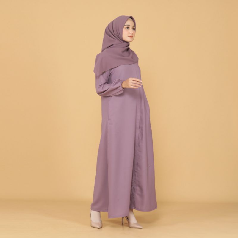 Zakiya Dress (Gamis Polos)