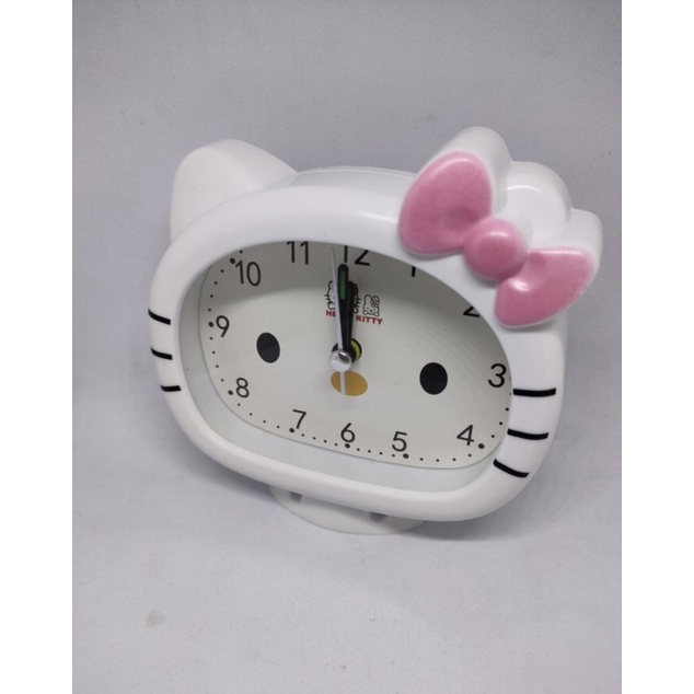 Jam Alarm karakter -Jam alarm kartun Hellokitty RY 985 -jam beker karakter kartun hello dan keropi