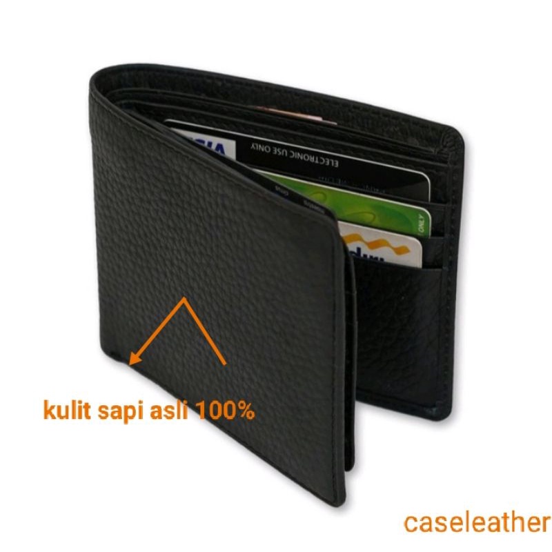 Jayuwan Dompet Pria 100% Kulit Sapi Asli (DK03)