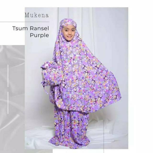 MUKENA ANAK KATUN RAYON TSUM (Ukuran 5-11 Tahun) | MUKENA BALI MURAH | MUKENA KARKATER | MUKENA ADEM