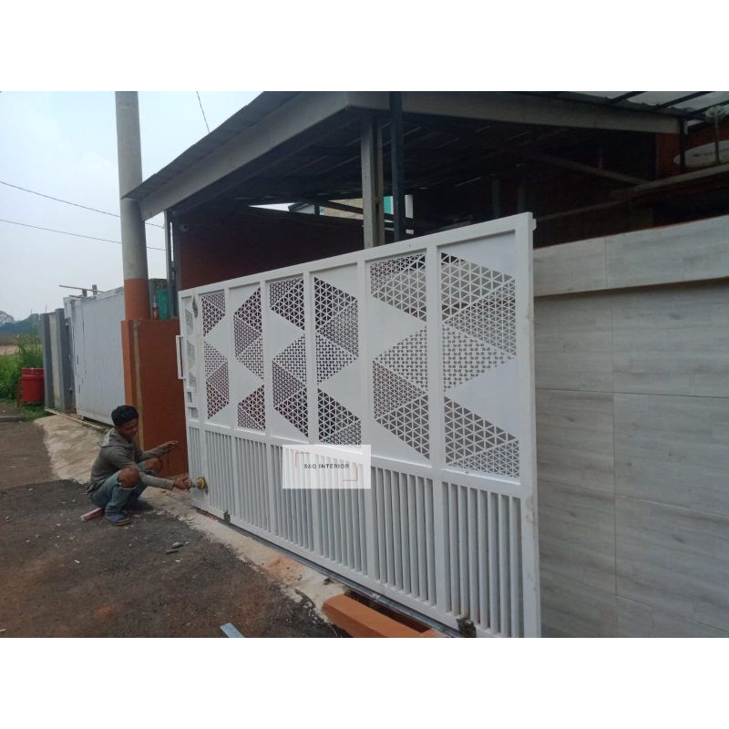 Pagar Rumah Motif laser Cutting