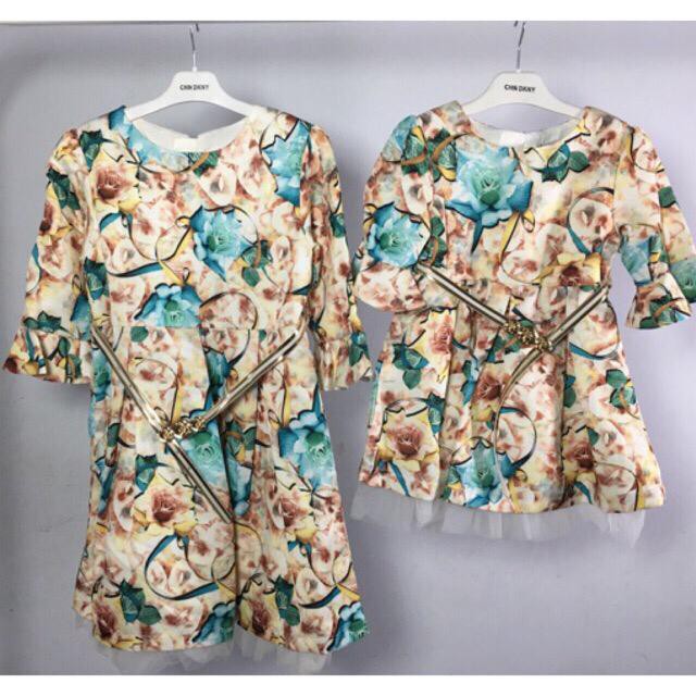 Baju dress pesta anak cewek perempuan import/impor bangkok china premium dress kid kids girl