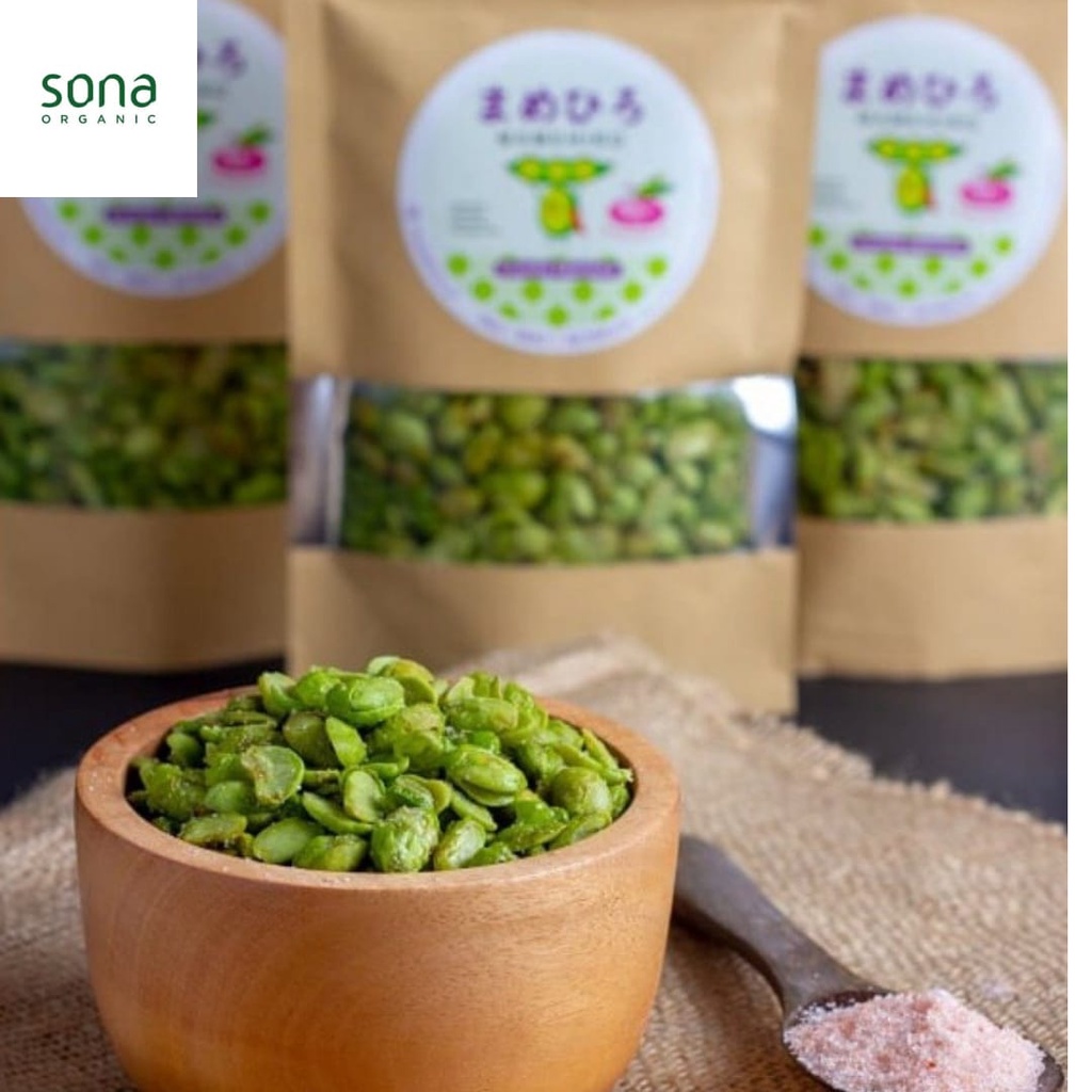 

Snack Crunchy Kacang Edamame 75g - Mamehiro (Himalayan Salt) - Edamame