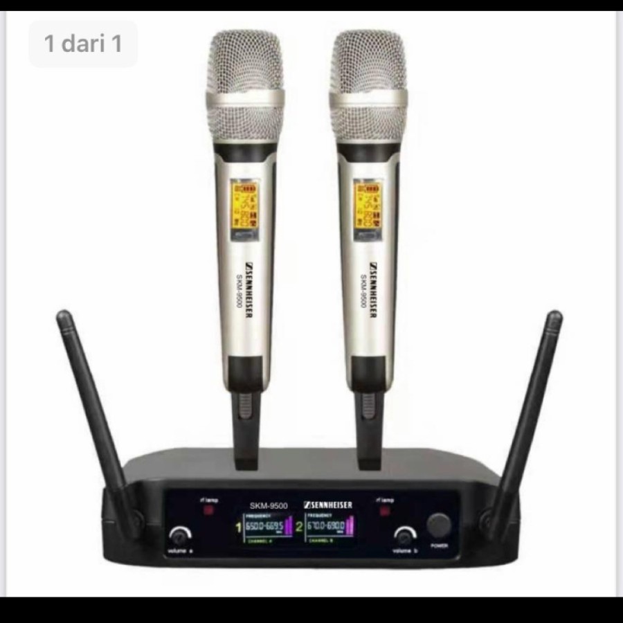 mic wireless sennheiser skm 9500 skm9500 handheld microphone