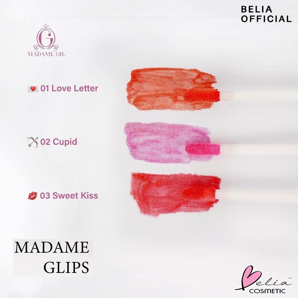 ❤BELIA❤ MADAME GIE Madame Glips - Make Up Lip Gloss | Lip Gloss (✔BPOM)
