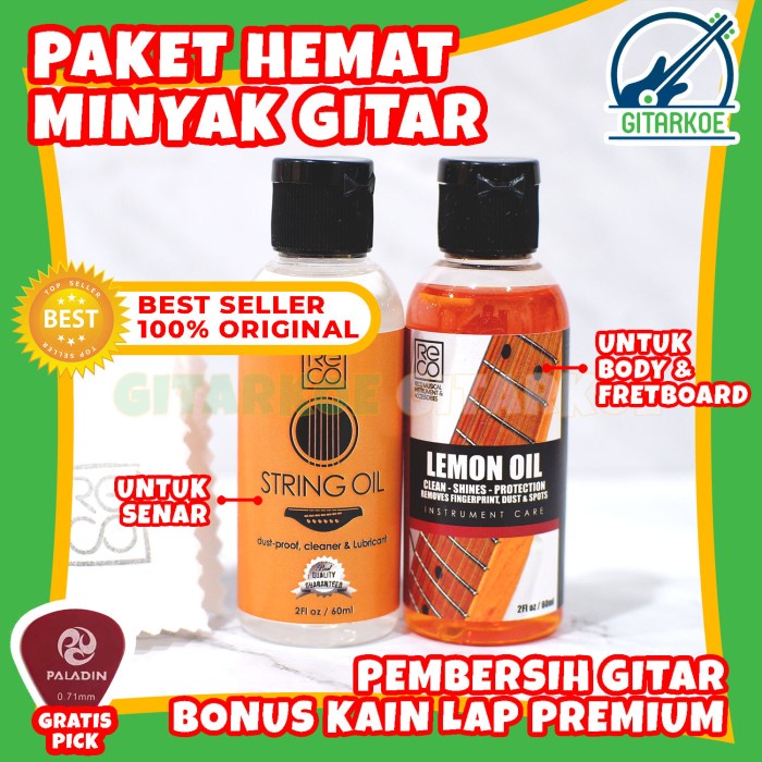 Minyak Senar &amp; Body Gitar / Anti Karat Pelumas Gitar Pembersih Gitar