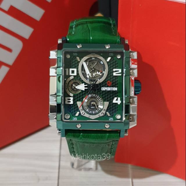 JAM TANGAN WANITA EXPEDITION SE6757BF SS GREEN