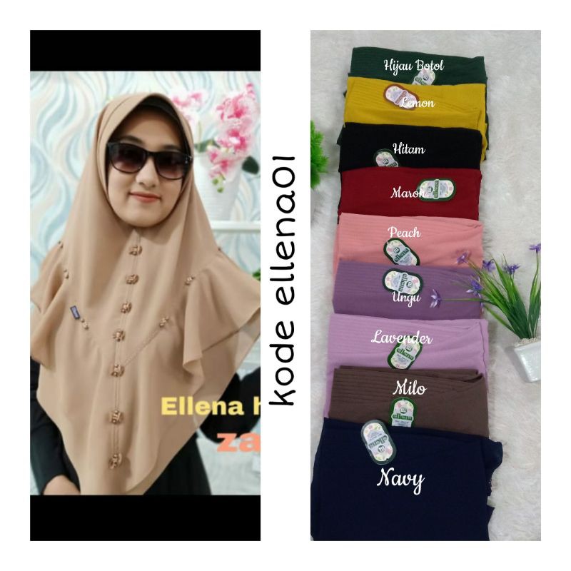 Hijab syar'i / hijab Ceruty Syar'i jumbo
