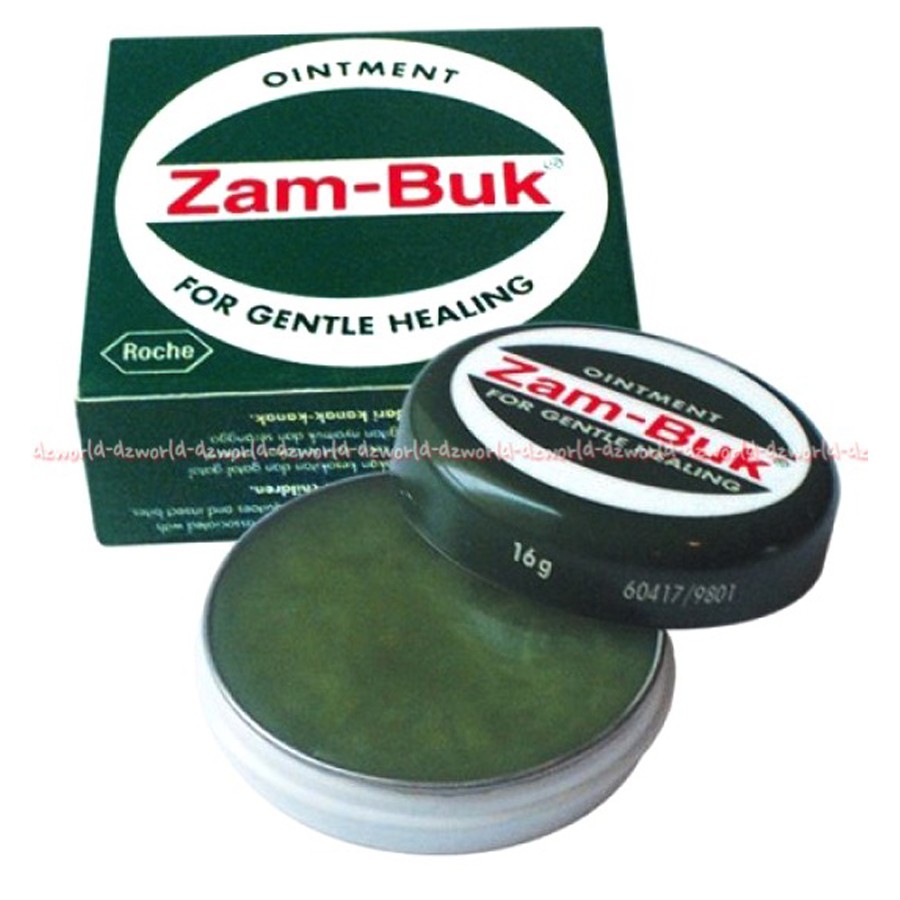 Zambuk Zam-buk 16gr Krim Salep Hijau Obat Benjol Luka Lecet dan Kulit Biru Zam Buk