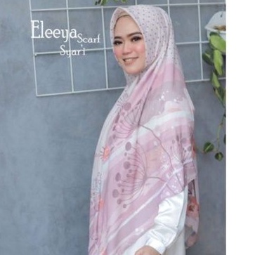 HIJAB SEGIEMPAT SYARI SIZE 140 X 140  PRINTING II Eleeya scarf